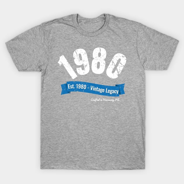 1980 Vintage Legacy T-Shirt by thejamestaylor